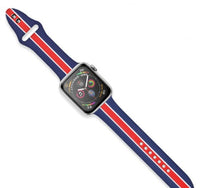 HKM-912211 Striped Silicone Watch Band for iWatch Series 1/2/3/4