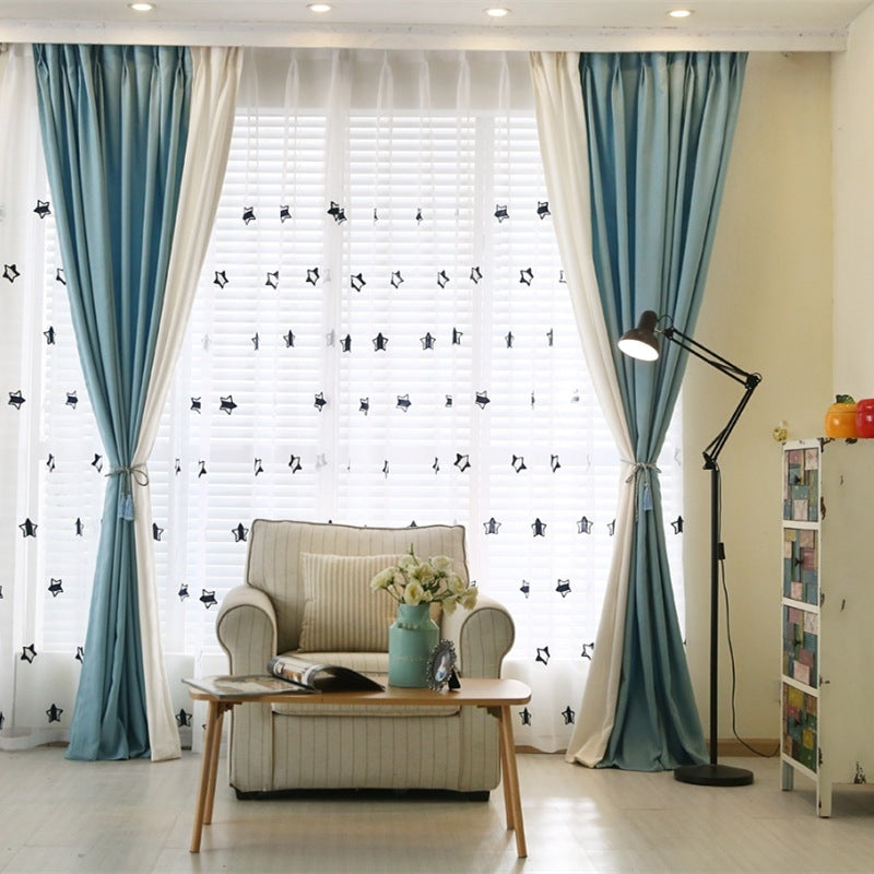 KTX-912403 Velvet Linen Curtain Fabric - Imitation Hemp, High Shading Vertical & Roman Blinds, Various Colors Available
