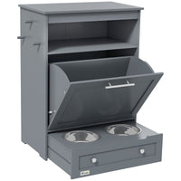 HKM-912467 Pet Feeder Stations, Lockers, Dog Food Storage Containers