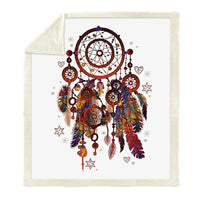 HKM-912531 Dream Catcher Superfine Coral Velvet Blanket - Available in 150x130 cm & 150x200 cm Sizes