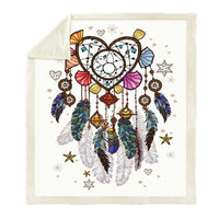 HKM-912531 Dream Catcher Superfine Coral Velvet Blanket - Available in 150x130 cm & 150x200 cm Sizes