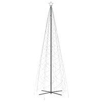 HKM-912659 Illuminated Cone Christmas Tree with 1400 Cool White LEDs, Indoor/Outdoor Use, 160 x 500 cm
