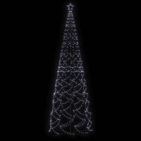 HKM-912659 Illuminated Cone Christmas Tree with 1400 Cool White LEDs, Indoor/Outdoor Use, 160 x 500 cm