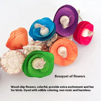 HKM-912787 Natural Material Parrot Swing Toy for Birdcage Accessories
