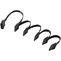 HKM-913043 SATA Power Supply Expansion Cable, 5-Wire Connector for Hard Drives and Optical Drives, Custom Length Options Available