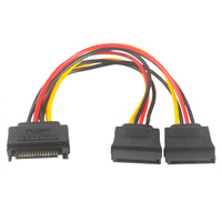 HKM-913043 SATA Power Supply Expansion Cable, 5-Wire Connector for Hard Drives and Optical Drives, Custom Length Options Available