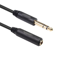 HKM-913235 6.35mm Male to Female Gold-Plated Audio Extension Cable - Multiple Lengths Available