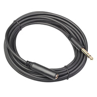 HKM-913235 6.35mm Male to Female Gold-Plated Audio Extension Cable - Multiple Lengths Available