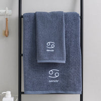 HKM-913427 Cotton Constellation Bath and Beach Towels in Multiple Zodiac Color Options