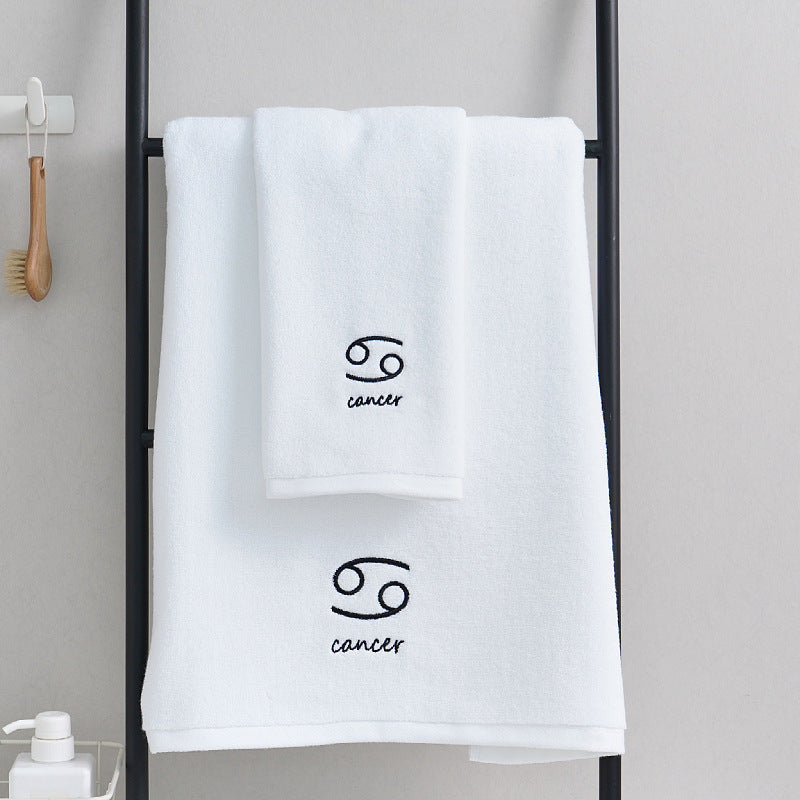 HKM-913427 Cotton Constellation Bath and Beach Towels in Multiple Zodiac Color Options