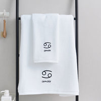 HKM-913427 Cotton Constellation Bath and Beach Towels in Multiple Zodiac Color Options