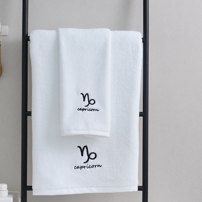 HKM-913427 Cotton Constellation Bath and Beach Towels in Multiple Zodiac Color Options