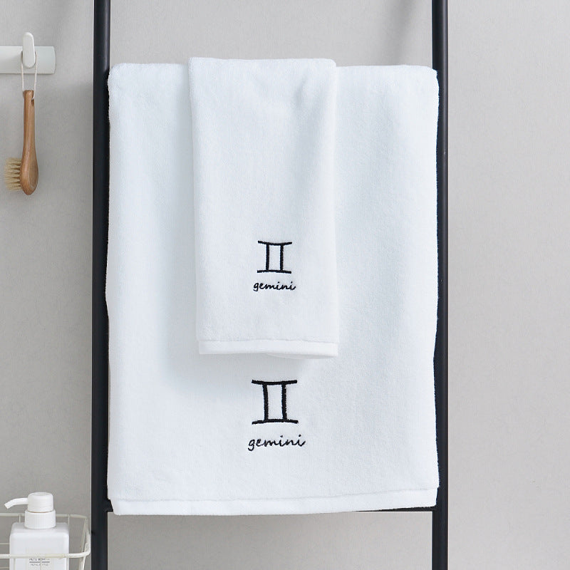 HKM-913427 Cotton Constellation Bath and Beach Towels in Multiple Zodiac Color Options