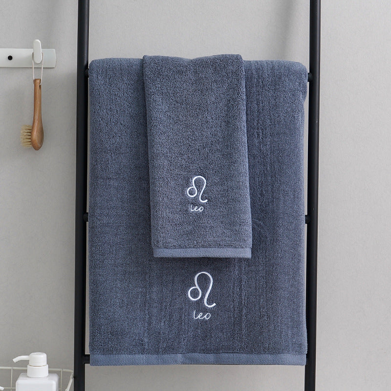HKM-913427 Cotton Constellation Bath and Beach Towels in Multiple Zodiac Color Options
