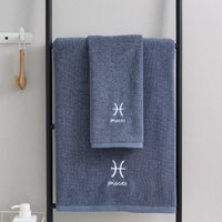 HKM-913427 Cotton Constellation Bath and Beach Towels in Multiple Zodiac Color Options