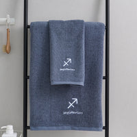 HKM-913427 Cotton Constellation Bath and Beach Towels in Multiple Zodiac Color Options