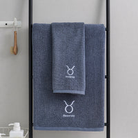 HKM-913427 Cotton Constellation Bath and Beach Towels in Multiple Zodiac Color Options