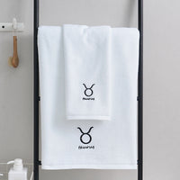 HKM-913427 Cotton Constellation Bath and Beach Towels in Multiple Zodiac Color Options