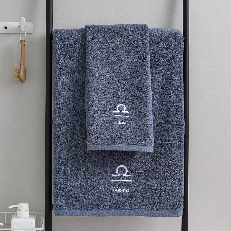 HKM-913427 Cotton Constellation Bath and Beach Towels in Multiple Zodiac Color Options