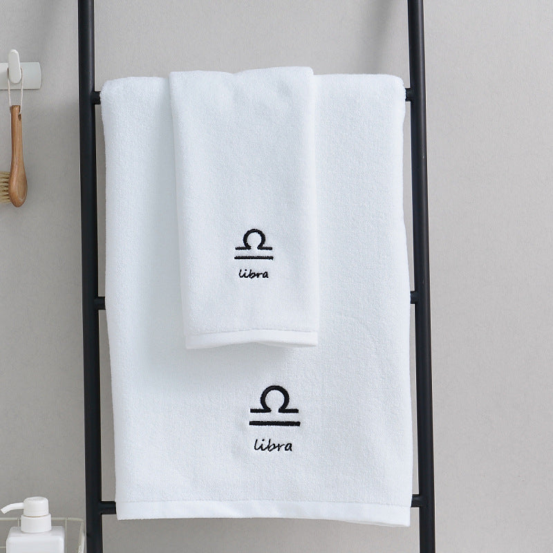 HKM-913427 Cotton Constellation Bath and Beach Towels in Multiple Zodiac Color Options