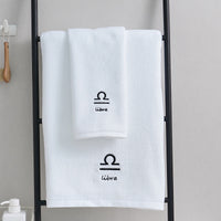 HKM-913427 Cotton Constellation Bath and Beach Towels in Multiple Zodiac Color Options