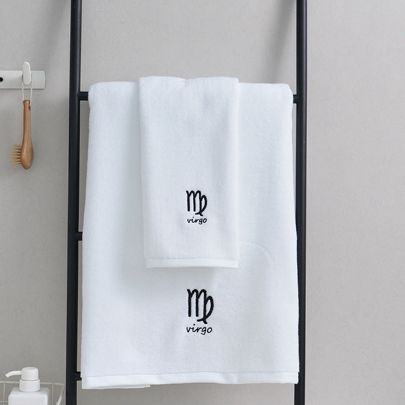 HKM-913427 Cotton Constellation Bath and Beach Towels in Multiple Zodiac Color Options