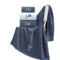 HKM-913427 Cotton Constellation Bath and Beach Towels in Multiple Zodiac Color Options