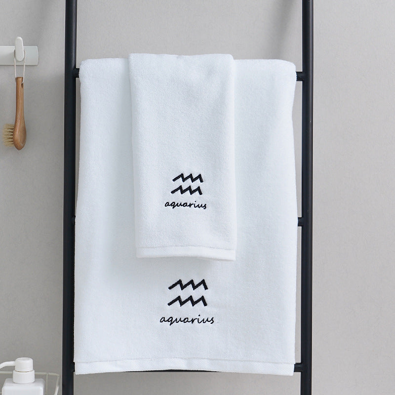 HKM-913427 Cotton Constellation Bath and Beach Towels in Multiple Zodiac Color Options