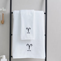 HKM-913427 Cotton Constellation Bath and Beach Towels in Multiple Zodiac Color Options