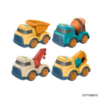 HKM-913491 Fire Engine and Ambulance Truck Toy Set with Lights and Music for Kids Ages 2-7