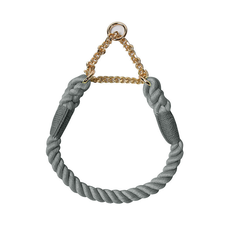 HKM-913555 Braided Rope Dog Pet Explosion-proof Collar