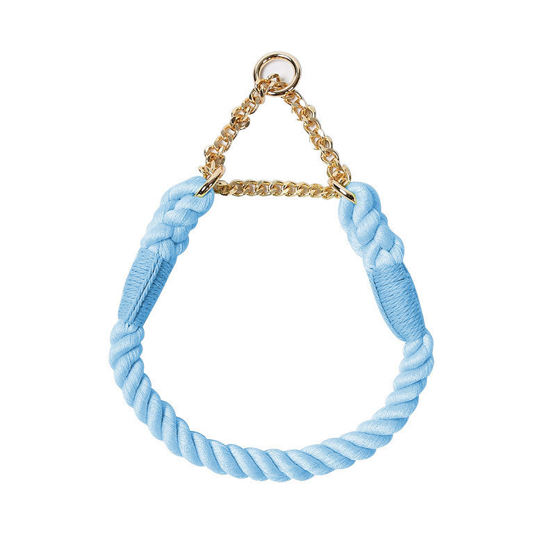 HKM-913555 Braided Rope Dog Pet Explosion-proof Collar
