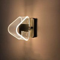 HKM-913555 Modern LED Wall Lamp with Adjustable Two-Color Light for Various Spaces