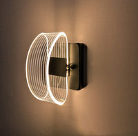 HKM-913555 Modern LED Wall Lamp with Adjustable Two-Color Light for Various Spaces