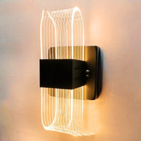 HKM-913555 Modern LED Wall Lamp with Adjustable Two-Color Light for Various Spaces