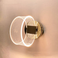 HKM-913555 Modern LED Wall Lamp with Adjustable Two-Color Light for Various Spaces