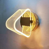 HKM-913555 Modern LED Wall Lamp with Adjustable Two-Color Light for Various Spaces