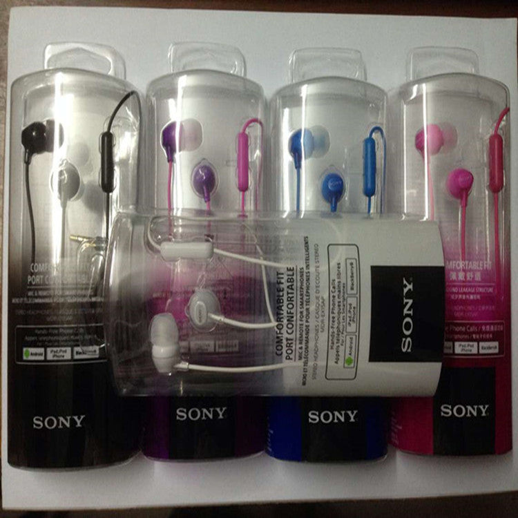 HKM-913747 In-ear Wired Headphones with Subwoofer - 9MM Drive Unit, 120cm Cable, Available in Multiple Colors