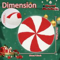 HKM-913811 Candy Decorative Plush Pillow Cushion for Creative Christmas Decor - 14 & 21 Inch Options