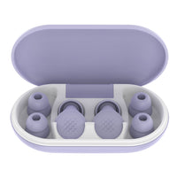 HKM-913875 Flexible Comfort Earplugs for Sleep - Noise Reduction in Milky White, Black, Lavender, and Pink