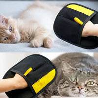 HKM-914003 Cat Hair Removal Gloves - Effective Cat Hair Cleaner in Yellow