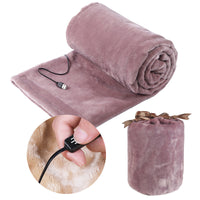 HKM-914003 USB Electric Blanket with Flannel Fabric, Machine Washable, Body Warmer (140x80cm & 160x85cm)