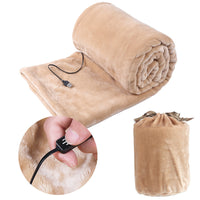 HKM-914003 USB Electric Blanket with Flannel Fabric, Machine Washable, Body Warmer (140x80cm & 160x85cm)