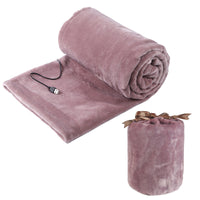 HKM-914003 USB Electric Blanket with Flannel Fabric, Machine Washable, Body Warmer (140x80cm & 160x85cm)