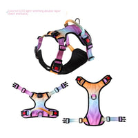HKM-914195 LED Luminous Pet Chest Strap - Adjustable & Rechargeable, Available in Multiple Colors