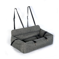 HKM-914195 Removable Pet Dog Travel Car Safety Nest - Stylish Canvas Kennel Pad in Various Colors