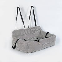 HKM-914195 Removable Pet Dog Travel Car Safety Nest - Stylish Canvas Kennel Pad in Various Colors