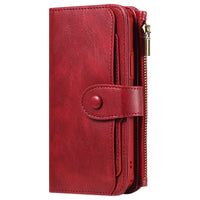 HKM-914259 Multi-Function Leather Phone Case with Card Wallet and Magnetic Closure for 16 Mobile Phones
