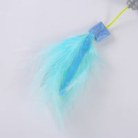 HKM-914451 Pet Toys Relaxation Double Haired Prick Head Suction Cup Cat Toy Plastic Grinding Teeth Cat Toy Cat Toy Wand