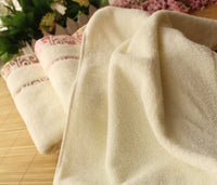 HKM-914579 Thick Cotton Jacquard Face Towel - Crepe-Free, Soft & Absorbent - 33x73 cm